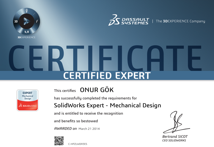 CSWE — Expert Mechanical Design